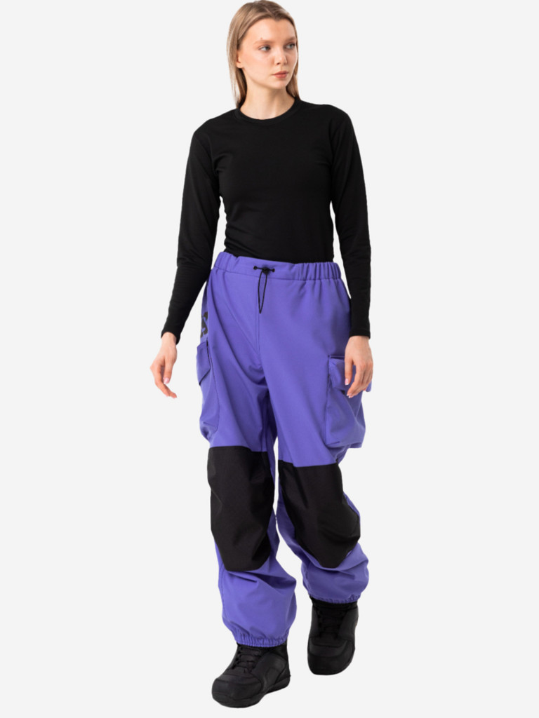 Брюки горнолыжные сноубордические XVOYA фиолетовые