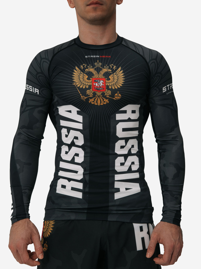 Рашгард компрессионный мужской STREIN National Team Black