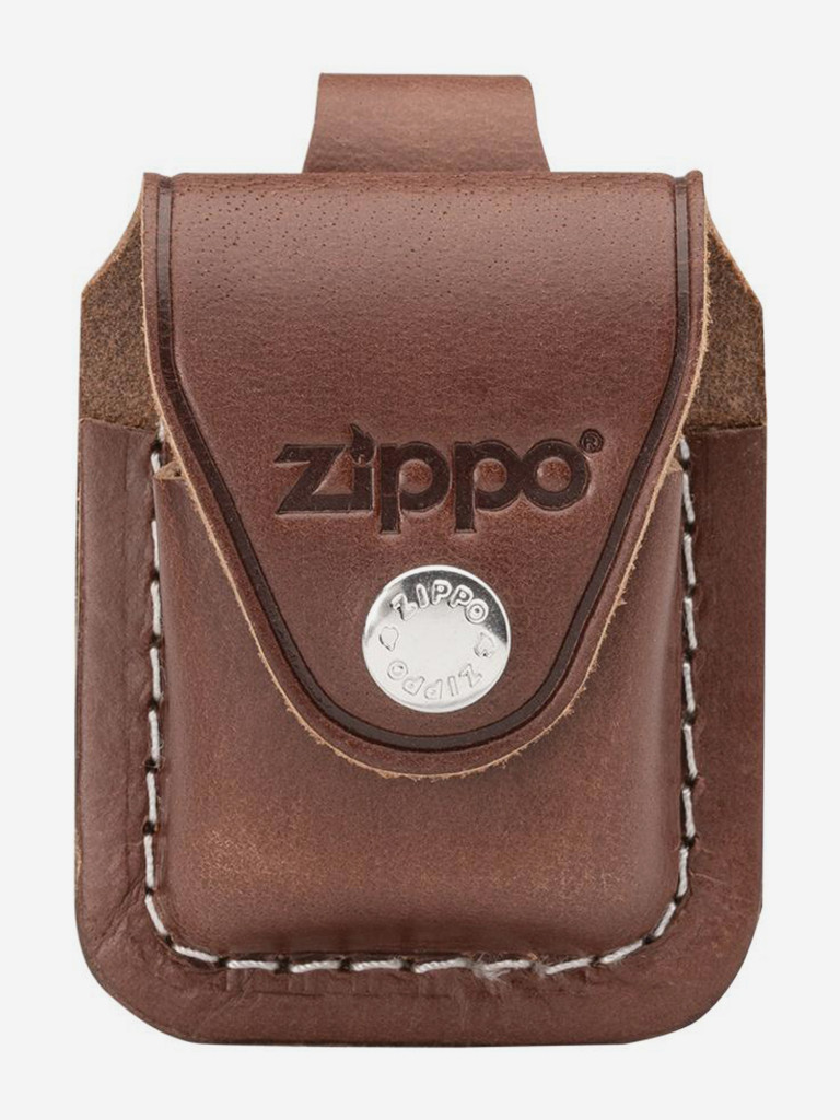 Подарочный набор для классической зажигалки ZIPPO: Подарочная коробка Zippo + Чехол для зажигалки с петлей + место для зажигалки
