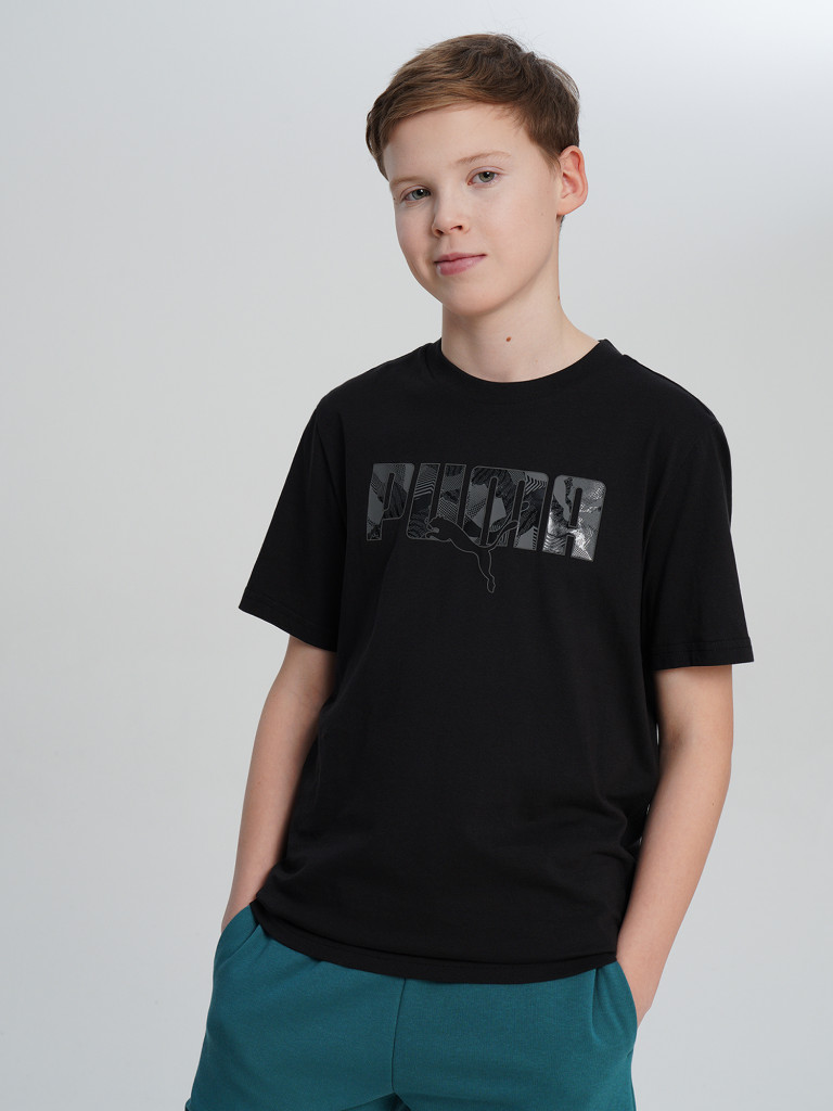 Футболка для мальчиков PUMA Ess Logo Lab Story 2