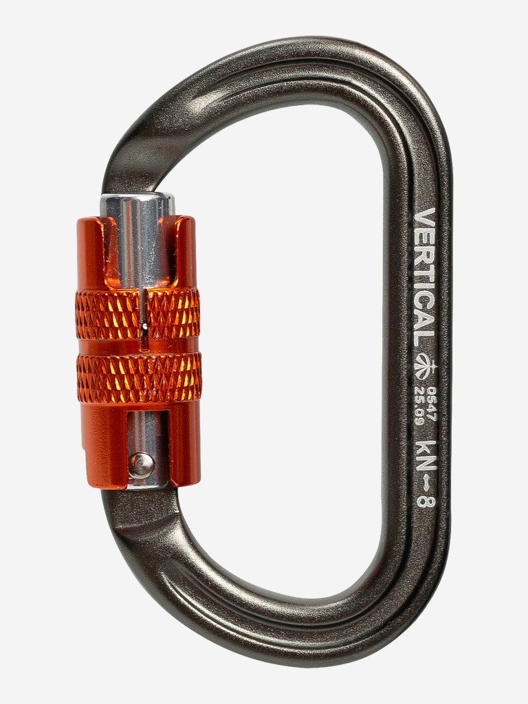 Карабин вспомогательный "Микрозамок" (microlock) овал автомат. Вертикаль
