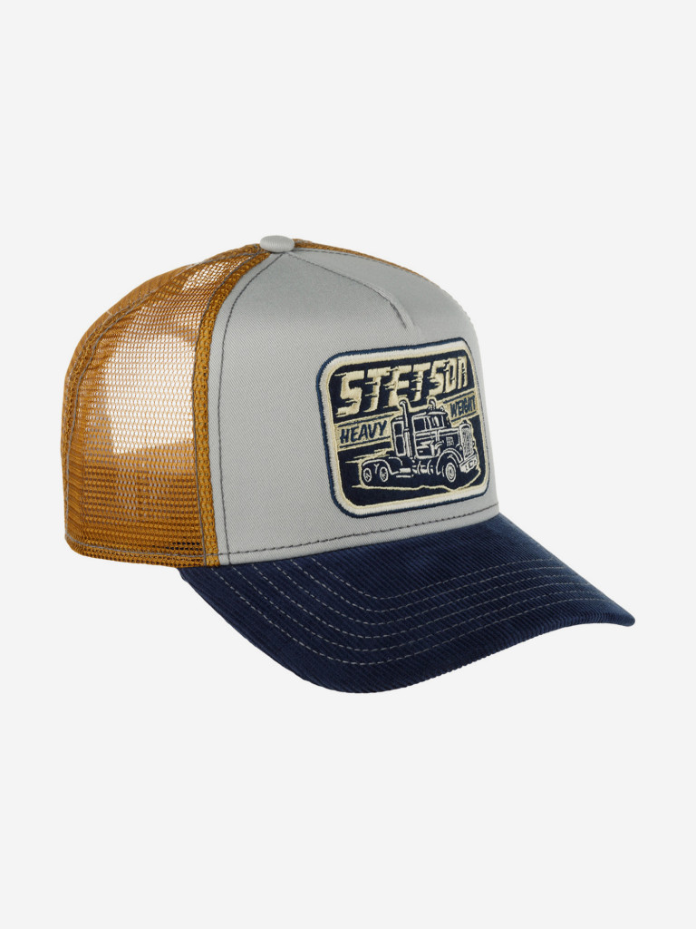 Бейсболка с сеточкой STETSON 7761174 TRUCKER CAP HEAVY DUTY (синий)