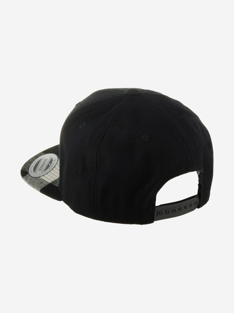 Бейсболка с прямым козырьком FLEXFIT 6089FP (черный)