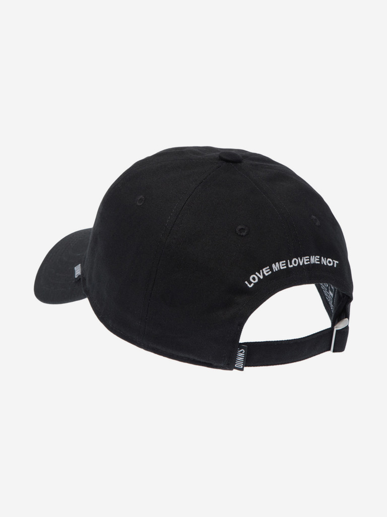 Бейсболка DJINNS Dad Cap LoveMeNot (черный)