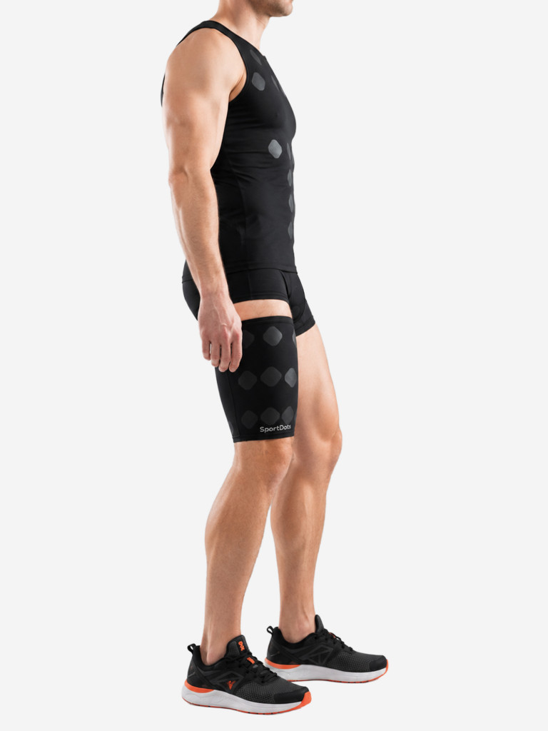 Суппорт для бедра SportDots, универсальный, TH-BL