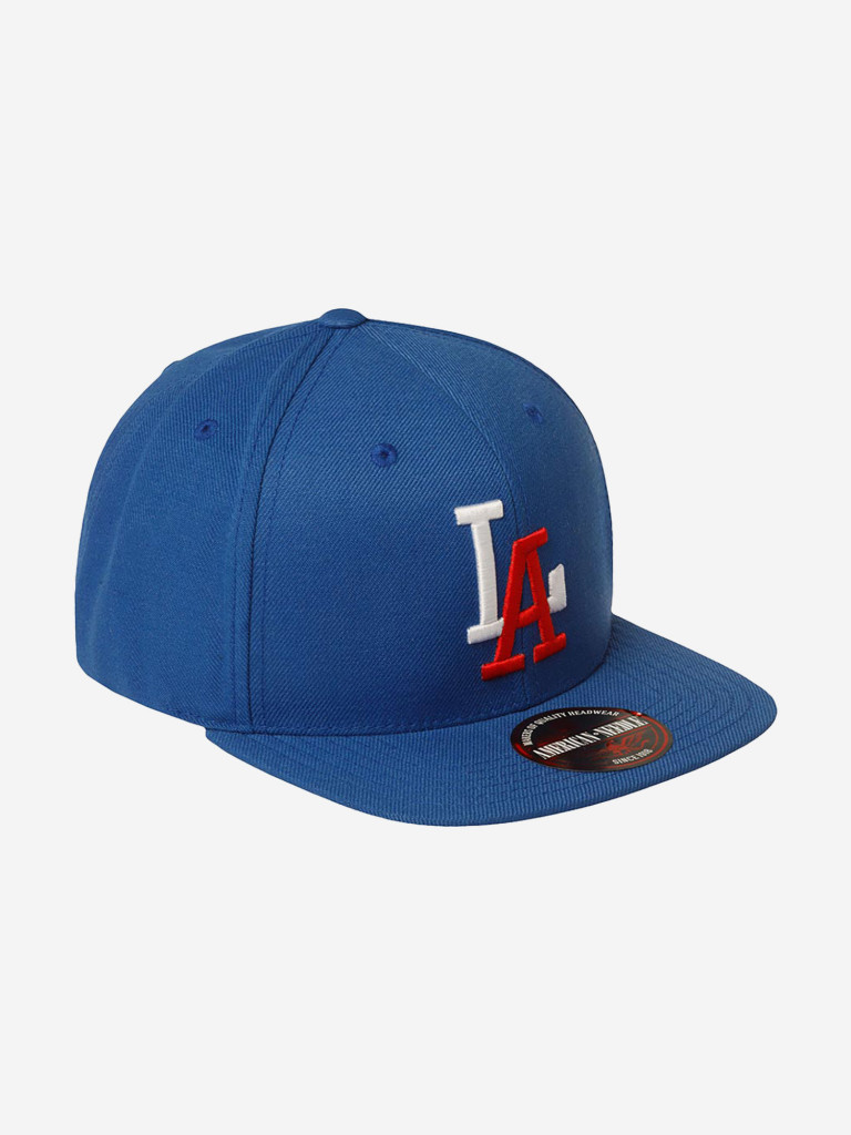 Бейсболка с прямым козырьком AMERICAN NEEDLE 400A1V-LOS Los Angeles Angels 400 Series MILB (синий)
