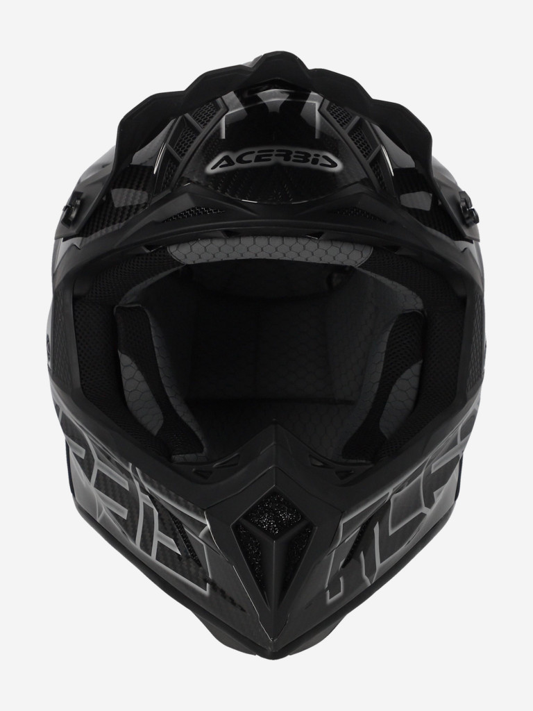 Мотошлем кроссовый взрослый Acerbis STEEL CARBON 22-06 Black/Grey