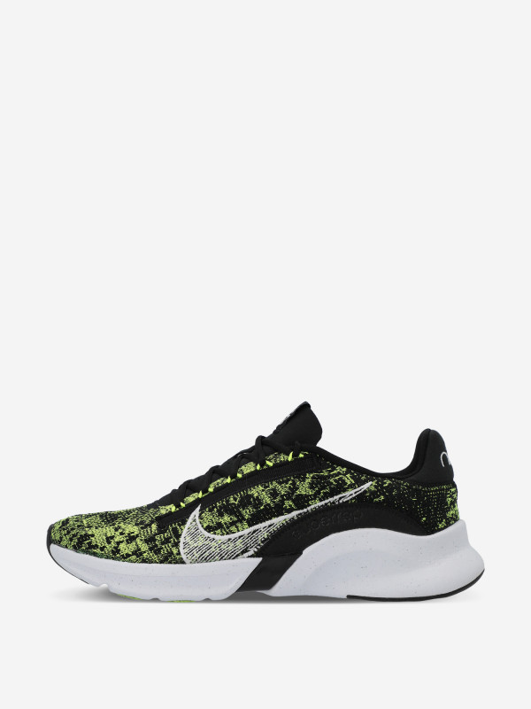 Кроссовки мужские Nike Superrep Go 3 Nn Fk зеленый/черный/белый цвет — купить за 7999 руб. со скидкой 50 %, отзывы в интернет-магазине Спортмастер