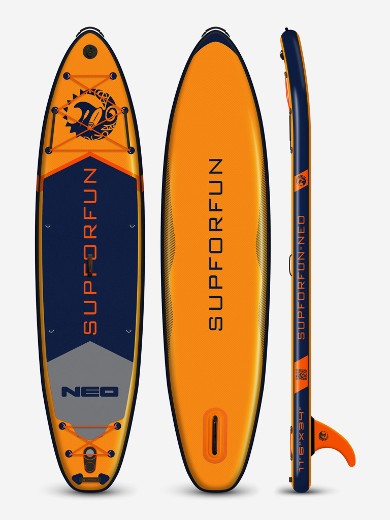 Cап борд надувной SUPFORFUN NEO 11.6 351х86х15 в максимальной комплектации.