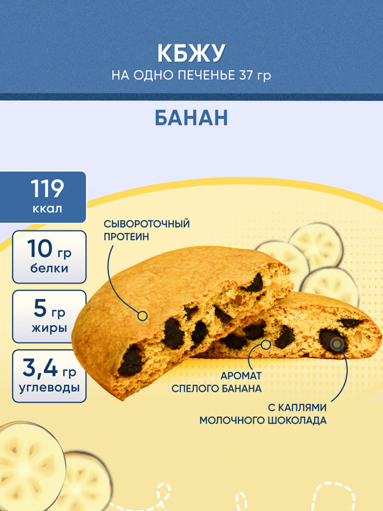 Protein Cookie Ассорти Протеиновое печенье, 5 вкусов 37г (10 штук) 1*1  Малиновый чискейк/мята-шоколад/черника/шоколадный брауни/бана цвет — купить  за 759 руб. со скидкой 15 %, отзывы в интернет-магазине Спортмастер