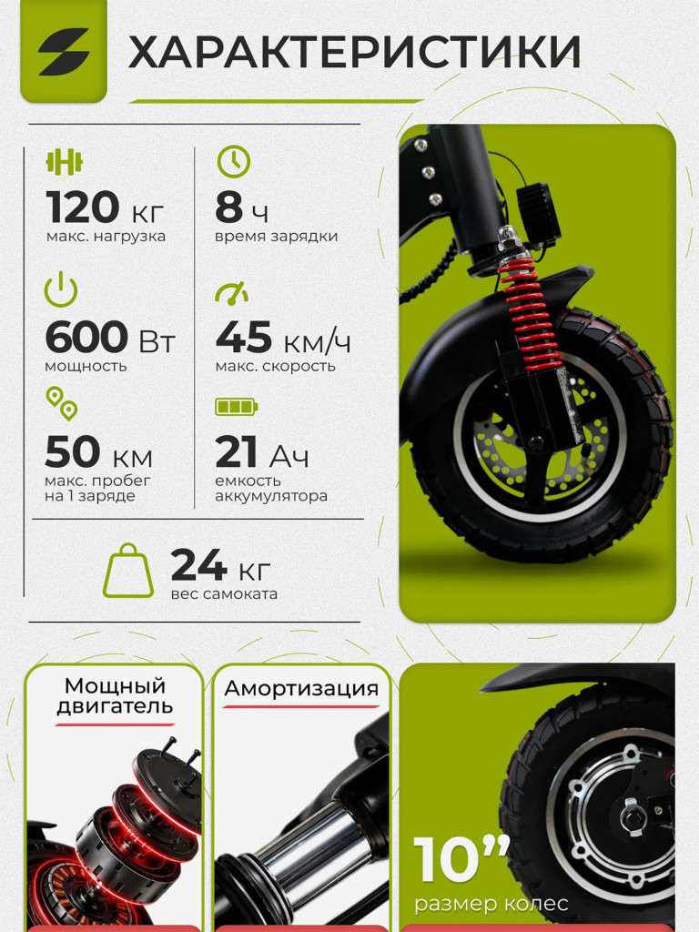 Электросамокат SAMIK M4 PRO PLUS