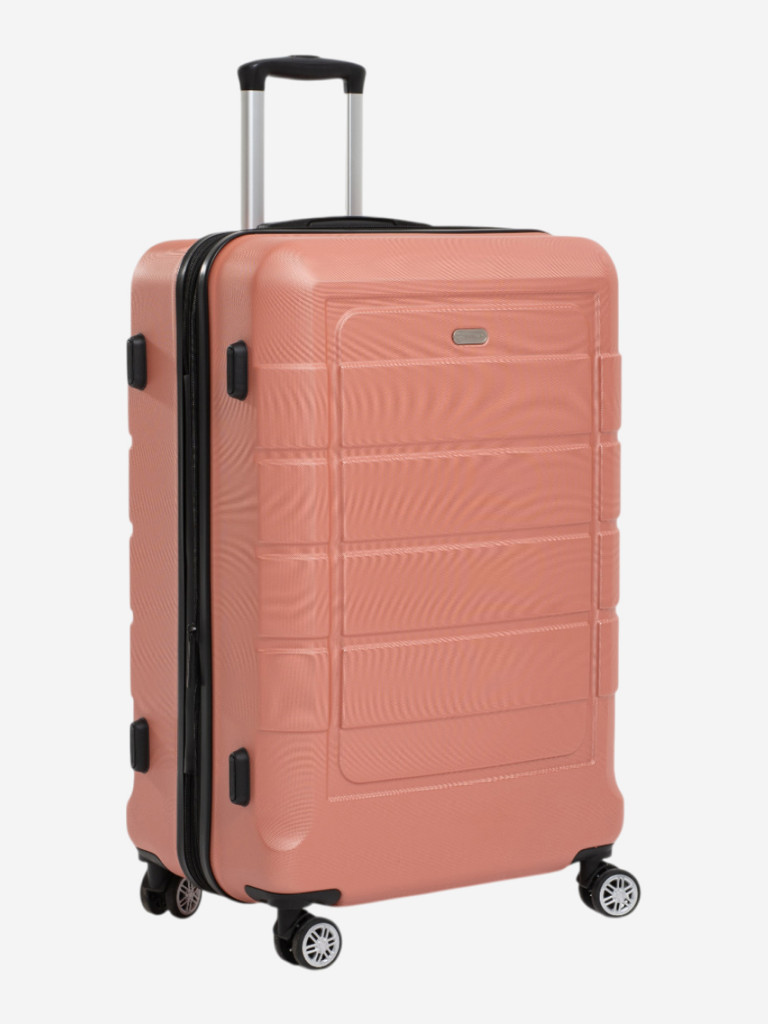 Чемодан на колесах M розовый Feelway