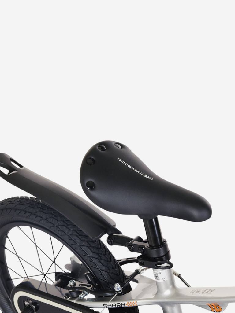 Велосипед детский Maxiscoo, SHARK sport 16'', серый жемчуг, 2025