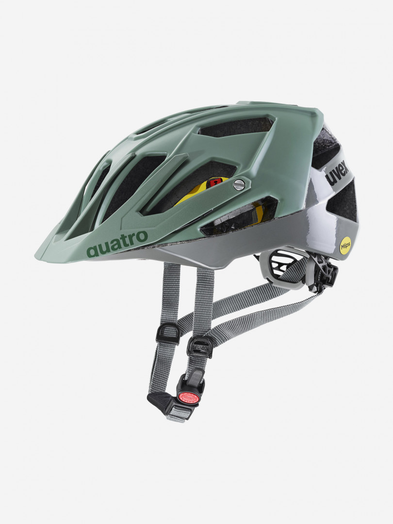 Шлем велосипедный Uvex Quatro CC, Зеленый