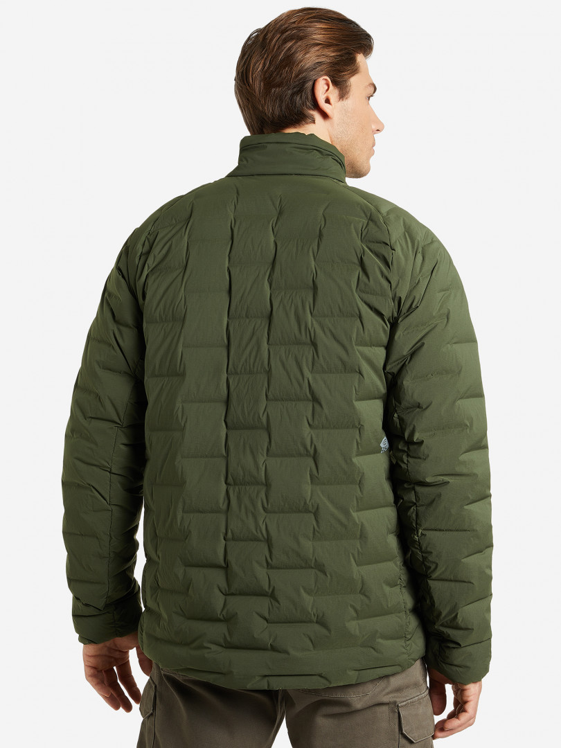 фото Пуховик мужской mountain hardwear stretchdown™ jacket, зеленый