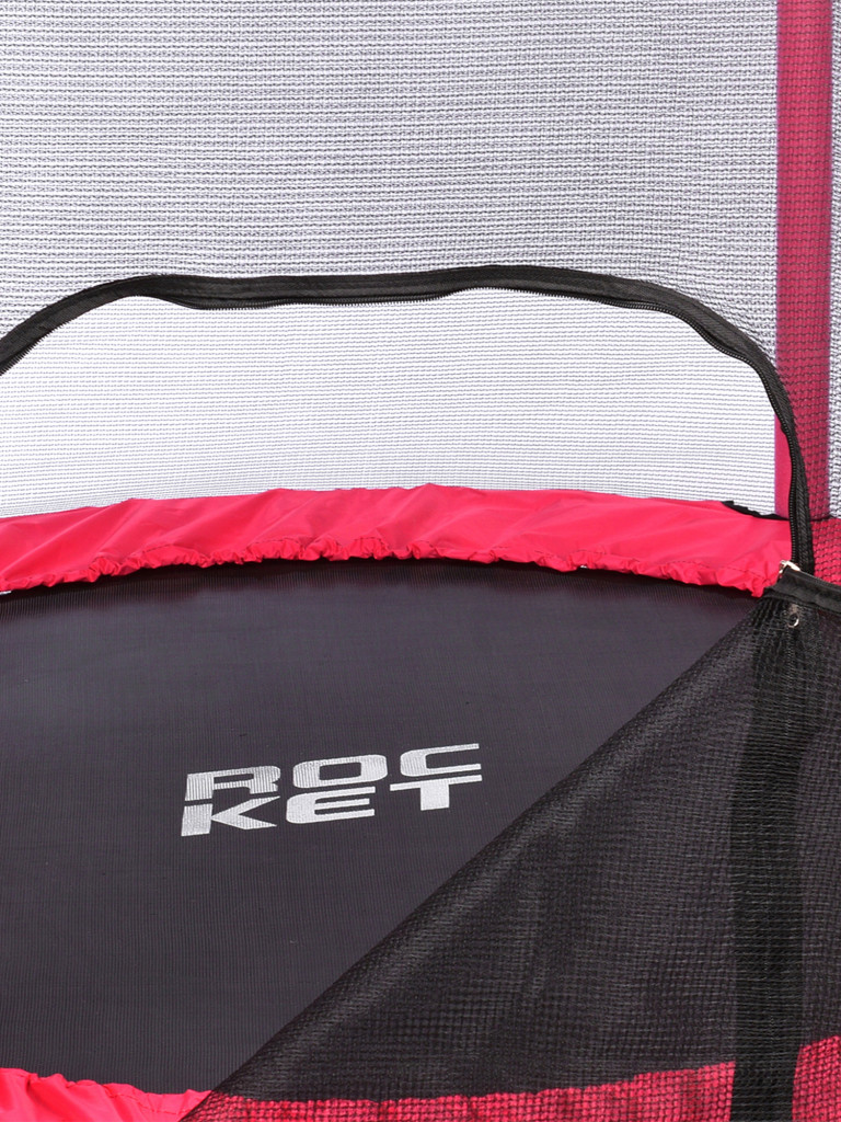 Батут ROCKET, d=140, внешняя сетка высотой 88 см., общая высота 122 см. розовый