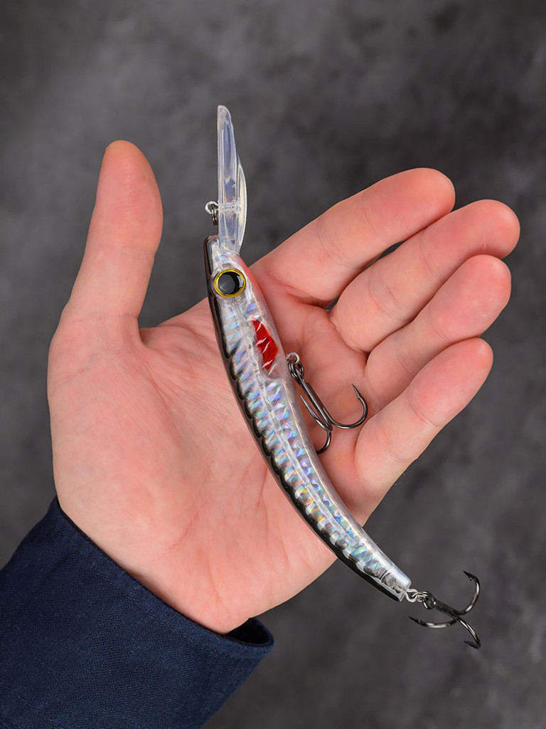 Воблер Akara Deep Snoop 120F минноу плавающий для троллинга на щуку, судака, сома 20гр A48