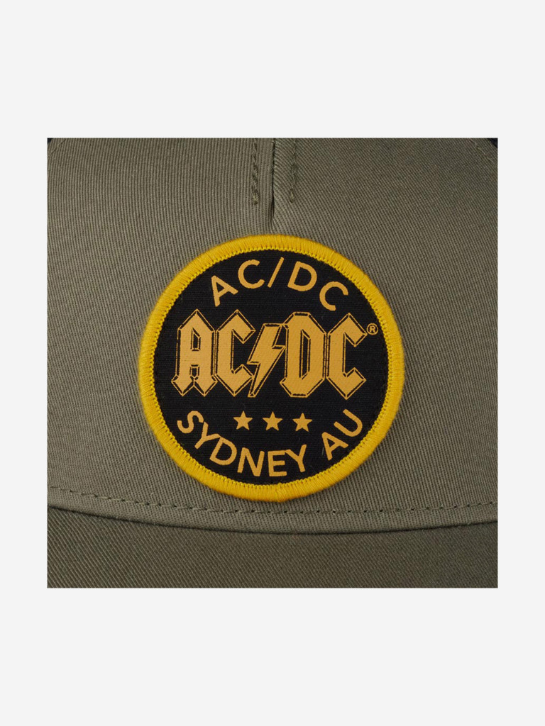 Бейсболка с сеточкой AMERICAN NEEDLE 42960A-ACDC ACDC VALIN (оливковый)