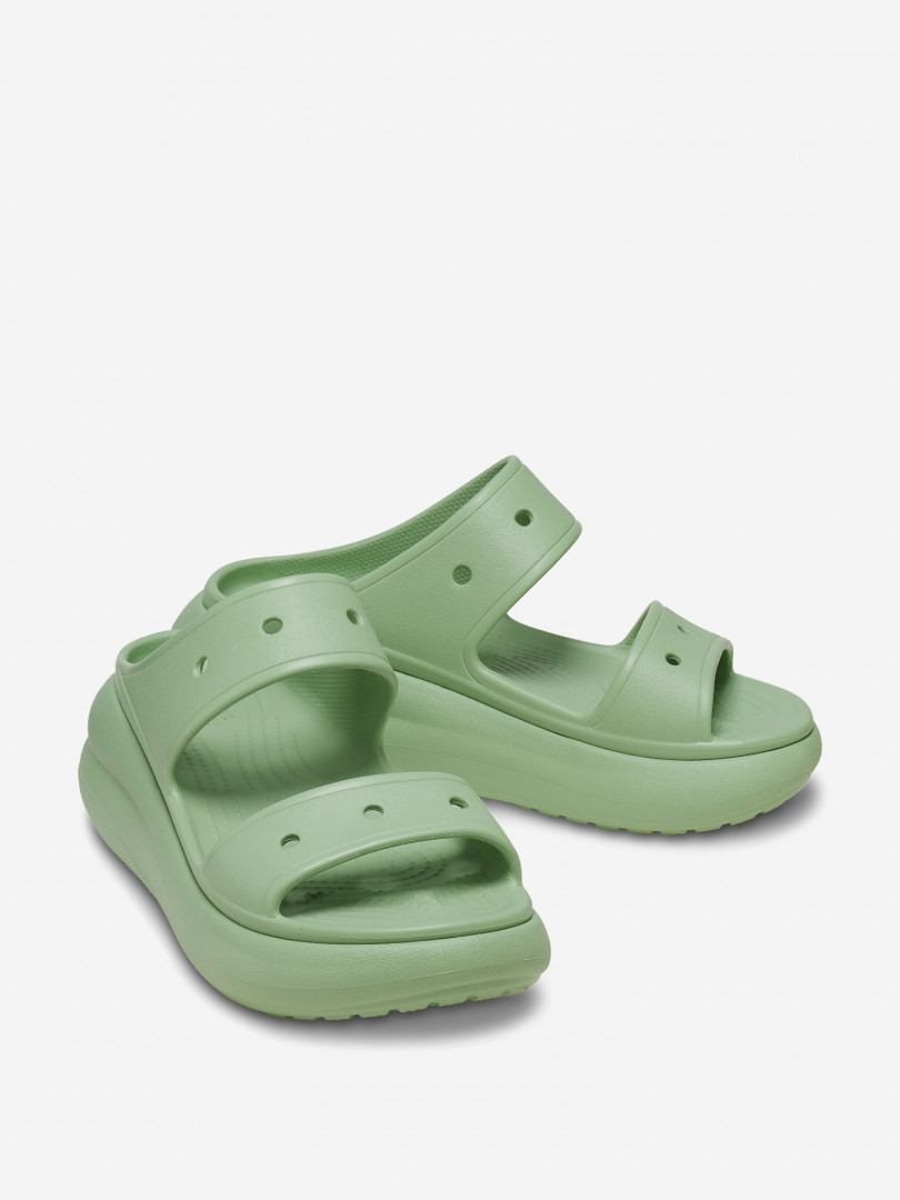 фото Сандалии женские crocs crush sandal, зеленый