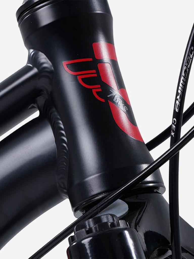 Велосипед детский Maxiscoo "7BIKE" 24'' M300, черный, 2024
