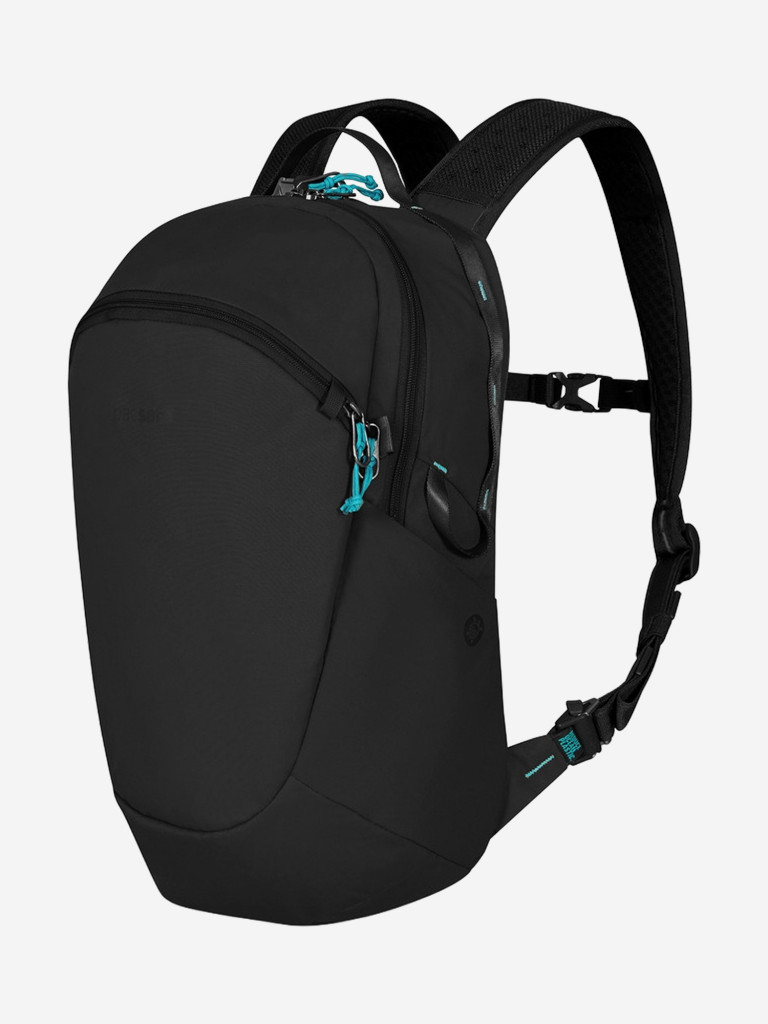 Рюкзак антивор Pacsafe ECO 18, черный ECONYL, 18 л.