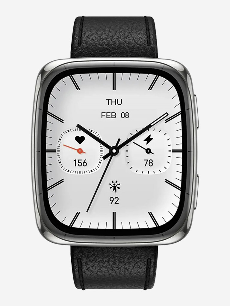 Умные часы Amazfit Active 2S, черный-серебристый