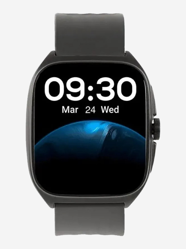 Умные часы TTEC Tempus Pro 47mm Rectangular Case Smartwatch в прямоугольном алюминиевом корпусе с AMOLED-экраном. Цвет: черный
