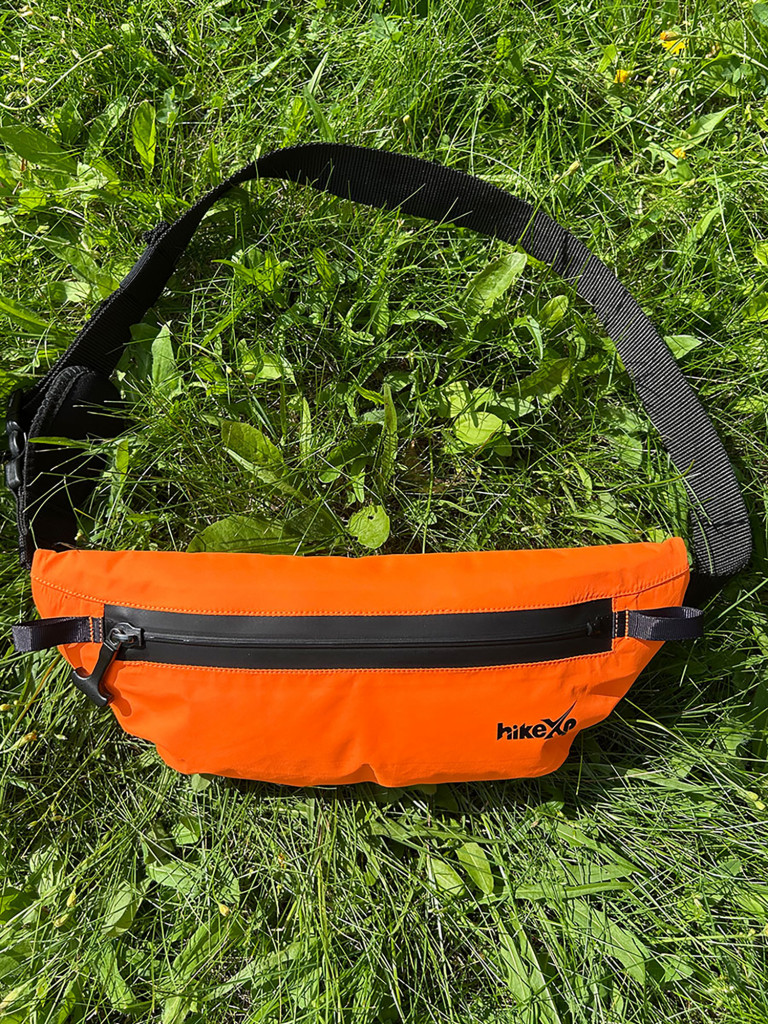 Непромокаемая поясная сумка hikeXp оранжевая