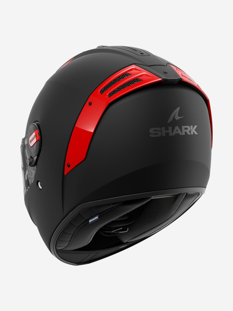 Мотошлем интеграл SHARK SPARTAN RS BLANK MAT Black/Red