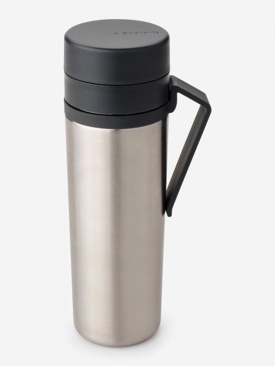 Термобутылка Brabantia "Make&Take" 500мл темно-серый 228643
