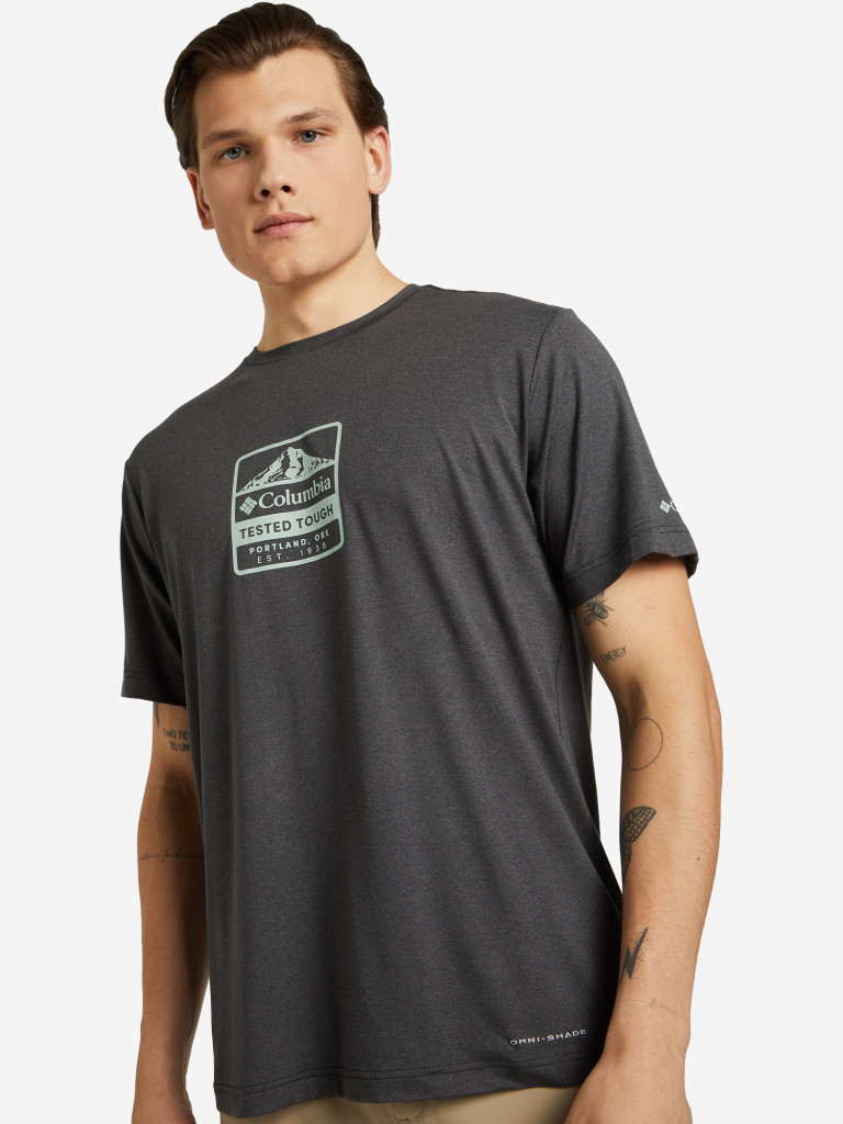 Футболка мужская Columbia Tech Trail Front Graphic SS Tee