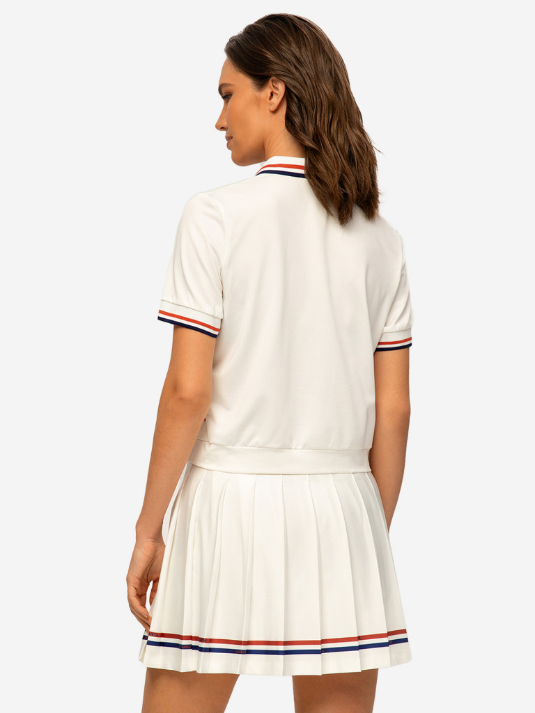 Поло женское RAQUETA SPORT High-grade, Neutro/Brick/Navy