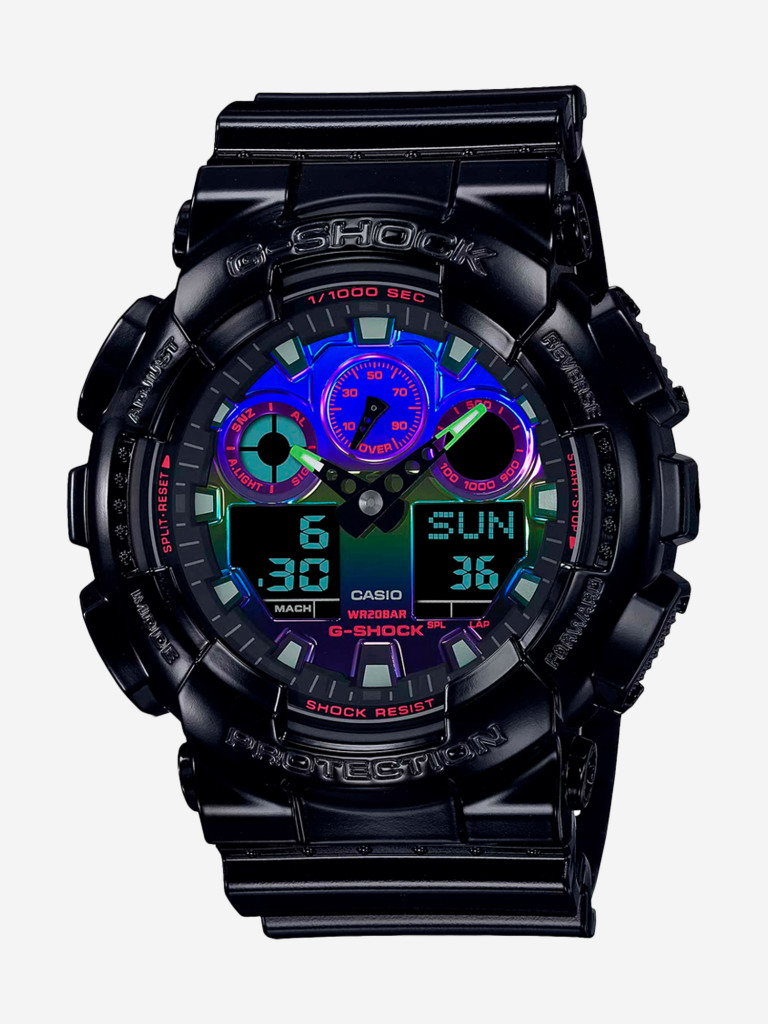 Спортивные часы CASIO GA-100RGB-1A