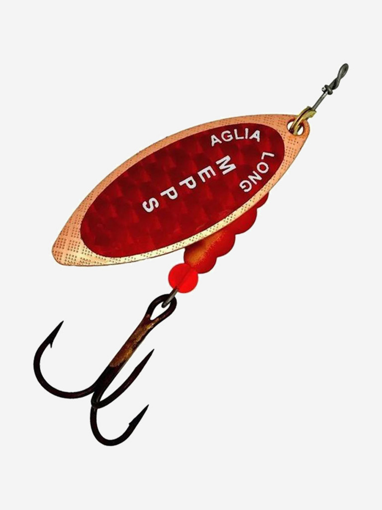 Блесна для рыбалки вертушка Mepps AGLIA LONG REDBO, 3, Copper, 1 штука