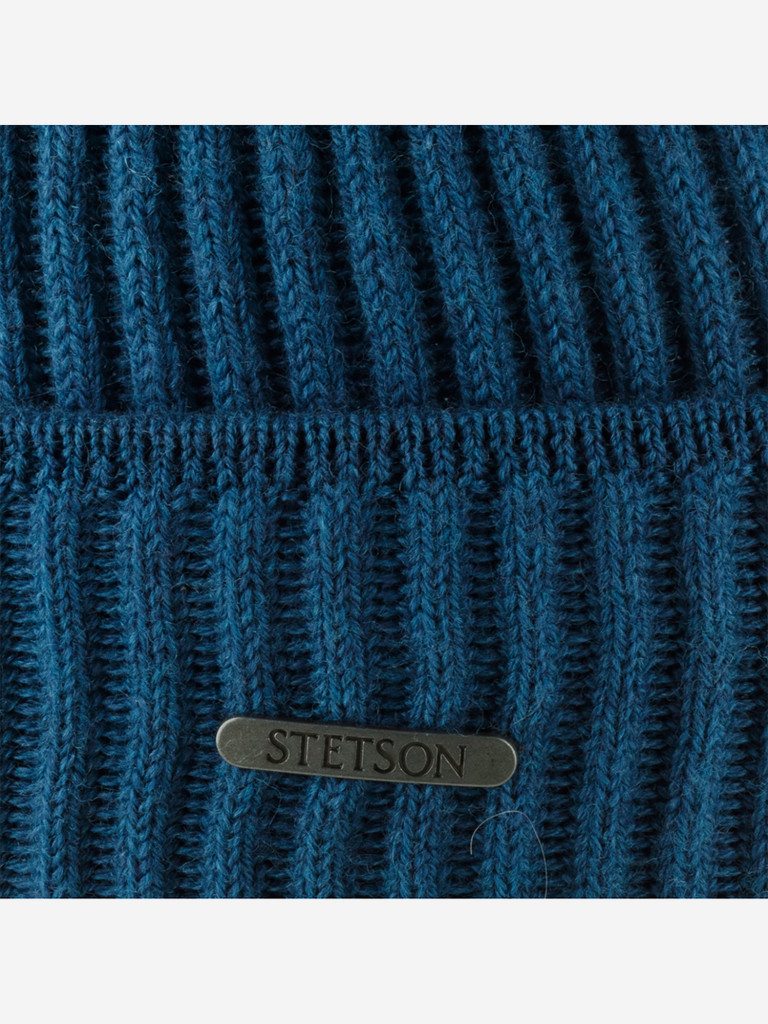 Шапка с отворотом STETSON 8529301 PARKMAN (синий)