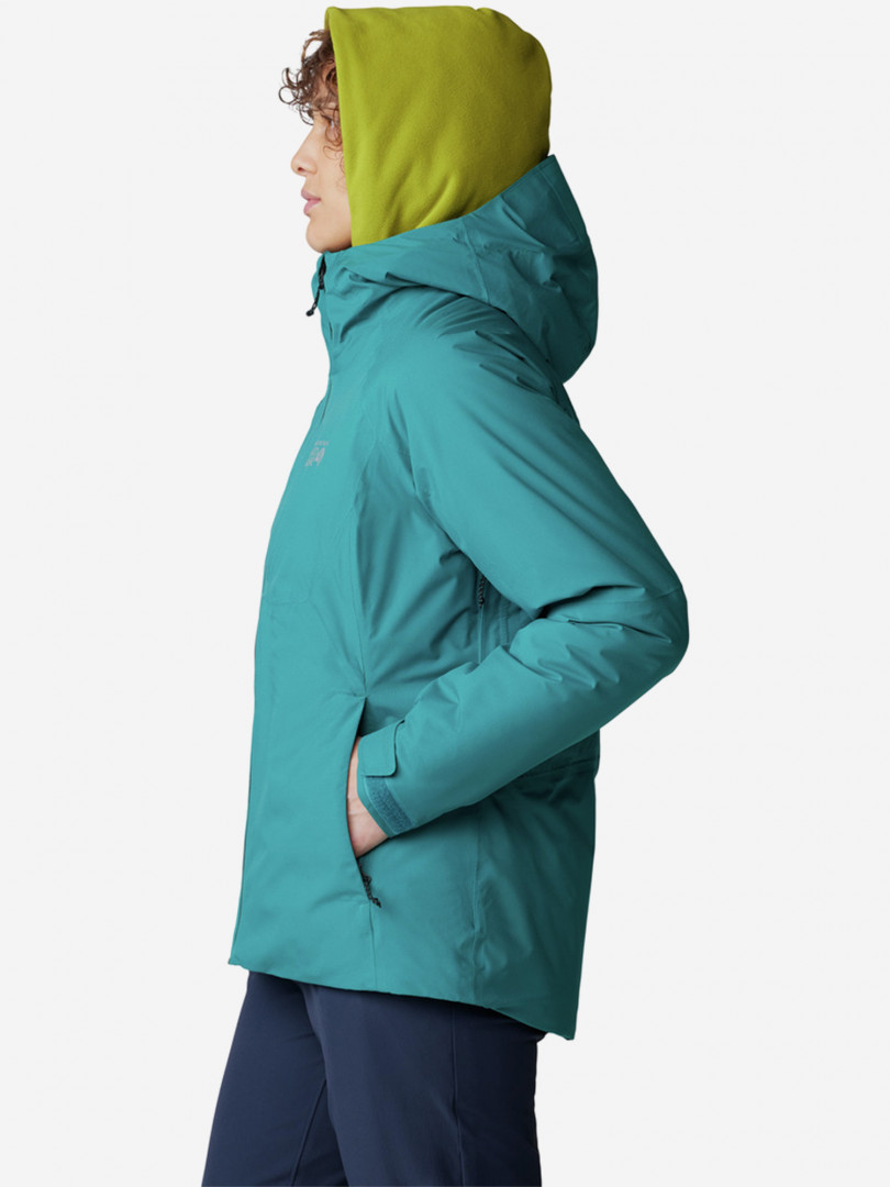фото Куртка утепленная женская mountain hardwear stretch ozonic, голубой