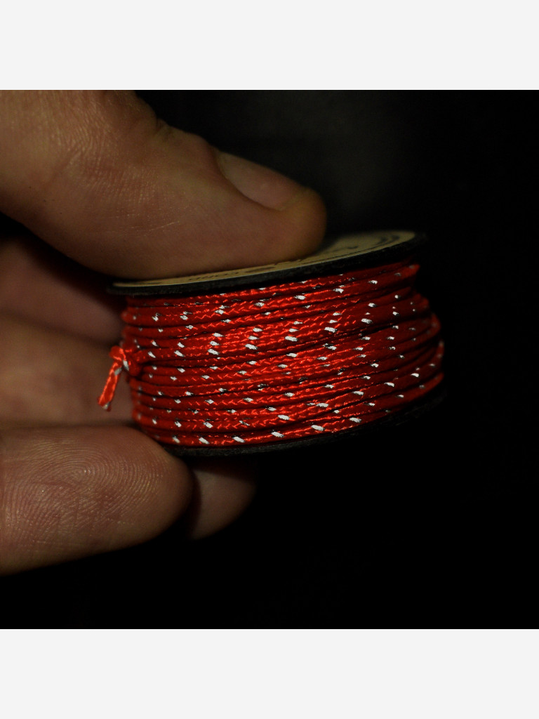 Микрокорд T-Gear x CORD nylon катушка 10м световозвращающий (Neon Orange)