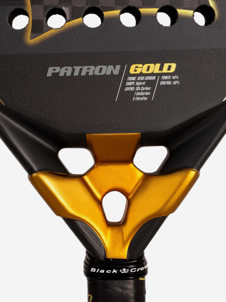 Ракетка для падела Black Crown Patron Gold 2025