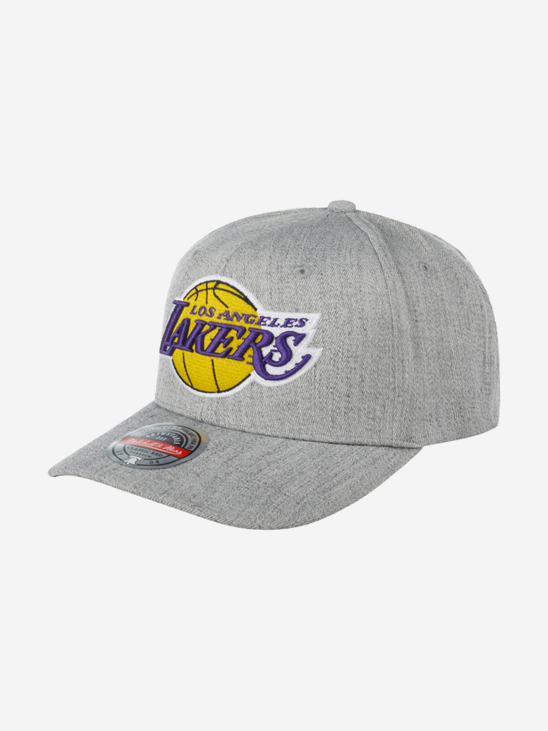 Бейсболка MITCHELL NESS HHSS3273-LALYYPPPGYHT Los Angeles Lakers NBA (серый)