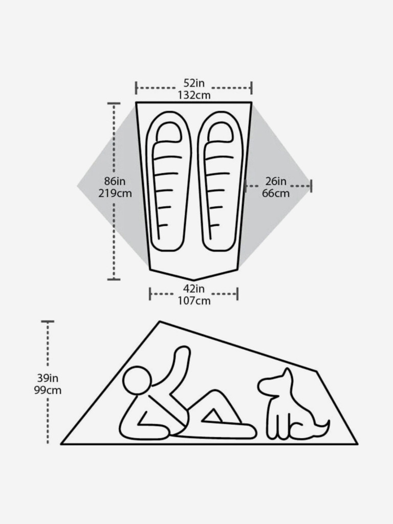 Палатка Big Agnes Tiger Wall 2 Platinum