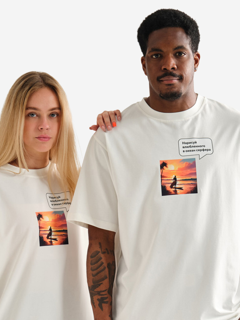 Футболка унисекс AI surfer BESRF