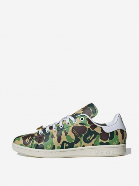 Кеды Adidas Stan Smith Bape Abc мультицвет цвет — купить за 16601
