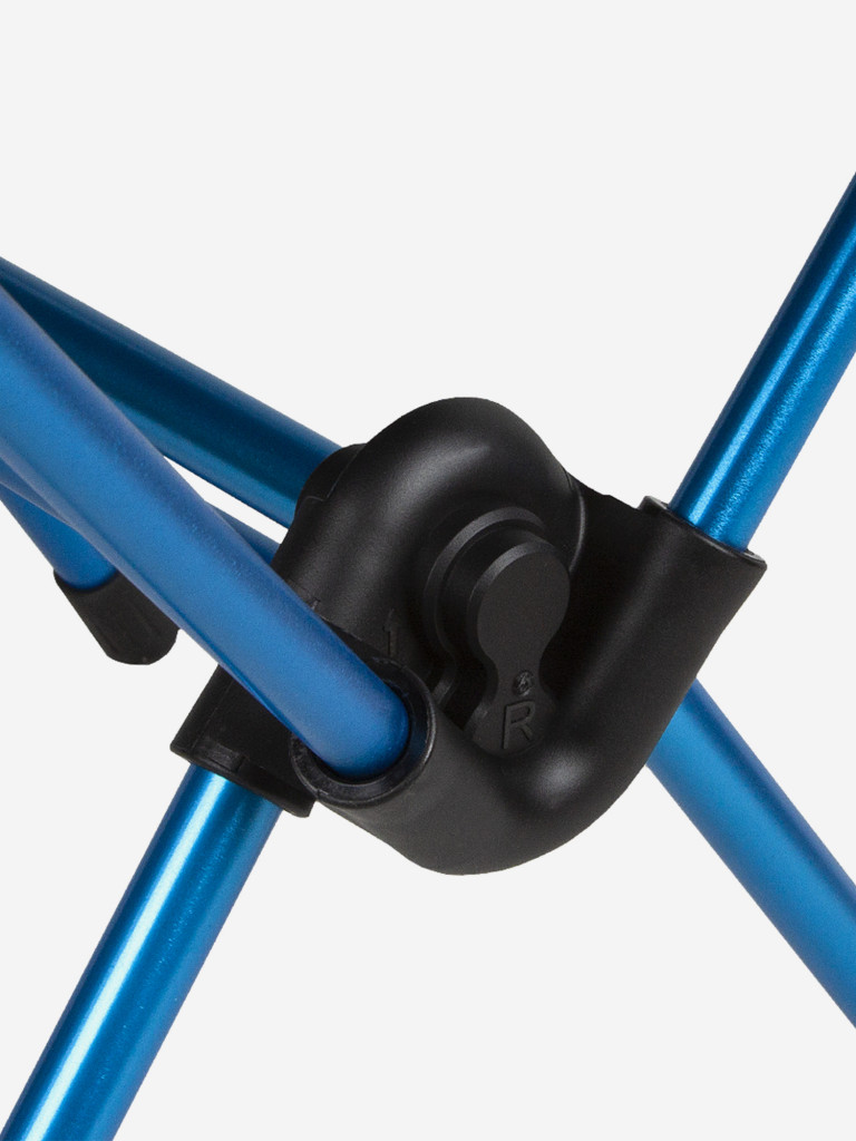 Кресло туристическое складное до 120 кг, для походов, пикника, охоты, рыбалки, алюминиевый каркас LIGHT CAMP M синий