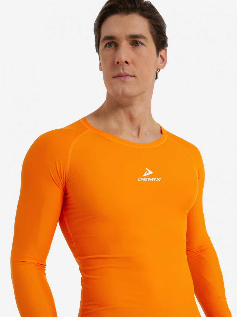 Лонгслив компрессионный мужской Demix Оранжевый 999₽