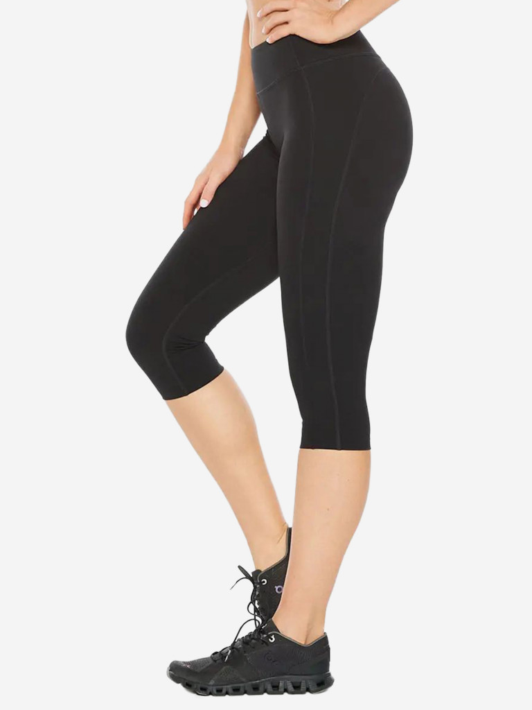 Компрессионные леггинсы 3/4 2XU Form Mid-Rise Compression 3/4 T Lights Black