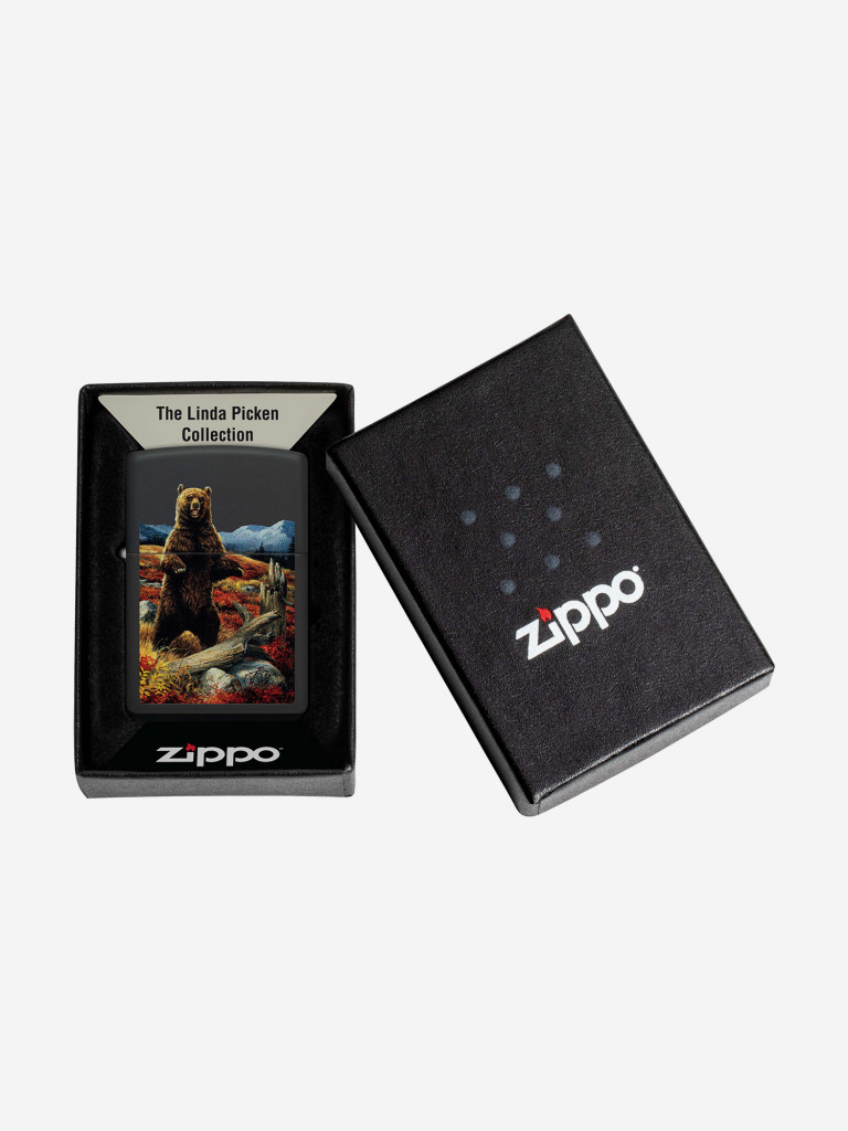 Зажигалка бензиновая ZIPPO 48597 Bear Linda Picken