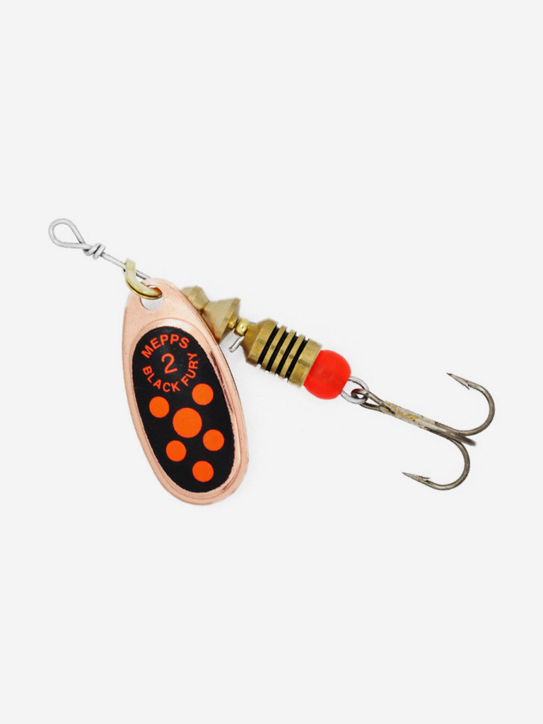 Блесна Mepps BLACK FURY ORANGE CU №2
