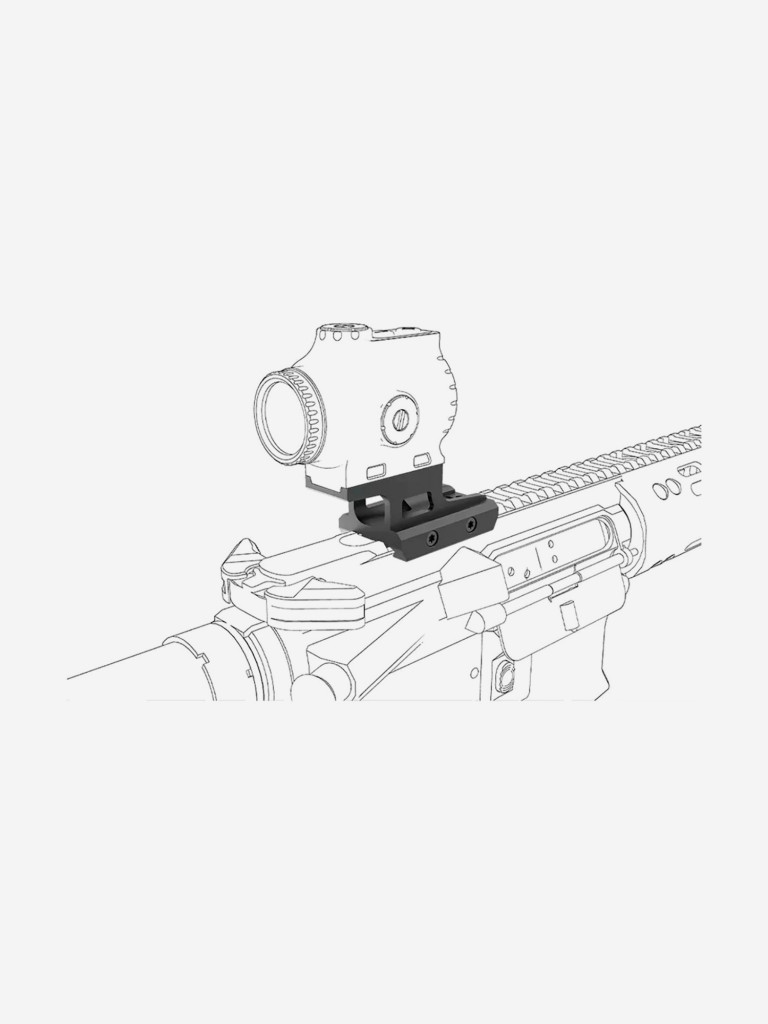 Кронштейн для прицела Vector Optics RUM Picatinny Riser Mount для коллиматоров Aimpoint
