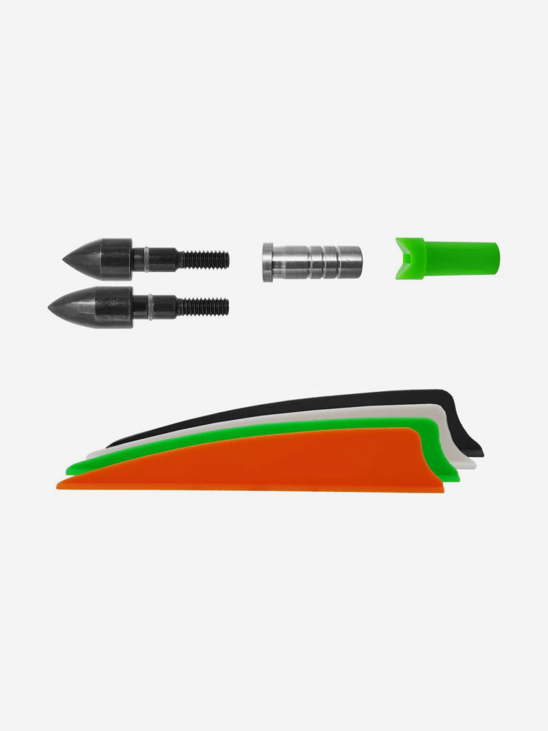 Стрела арбалетная микс карбон Centershot Toxic 16" Half Moon Nock