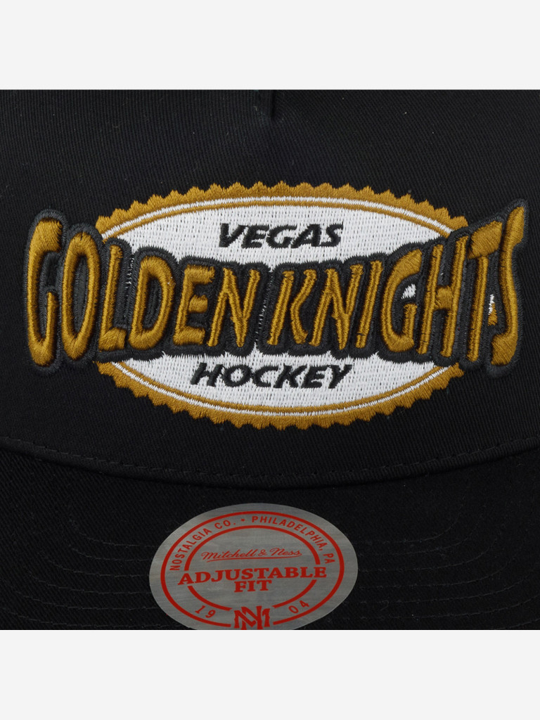 Бейсболка с сеточкой MITCHELL NESS HHSS5766-VGKYYPPPBLCK Vegas Golden Knights NHL